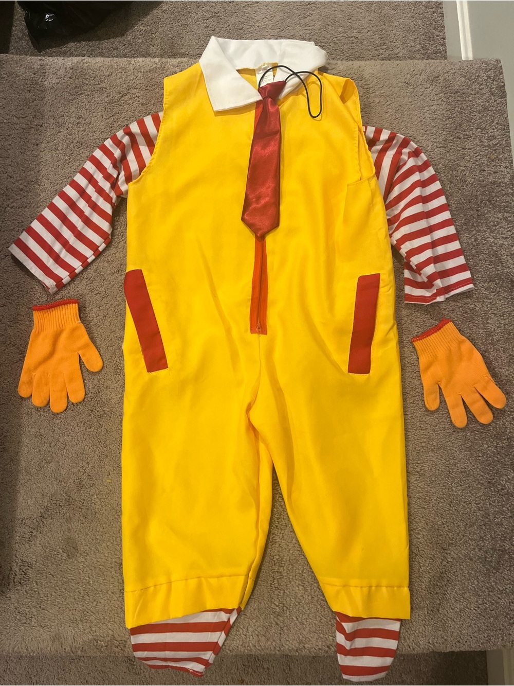 Kids Ronald McDonald costume